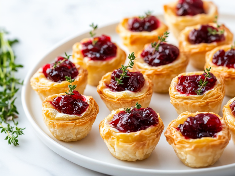 Cranberry Brie Bites Recipe
