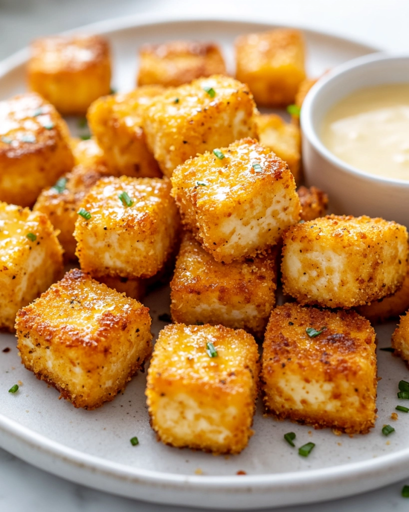 Crispy Baked Tofu Nuggets