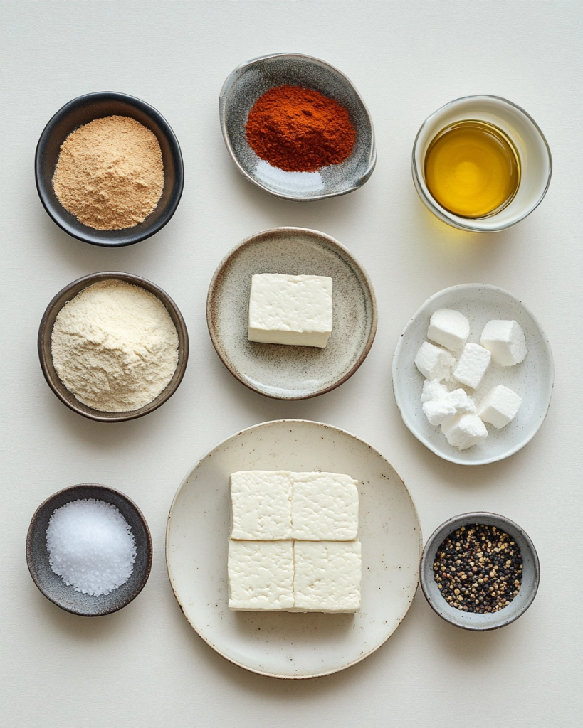 Crispy Baked Tofu Nuggets Recipe Ingredients