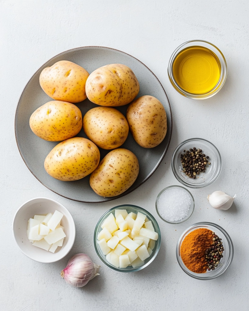 Easy Vegan Potato Soup Recipe Ingredients