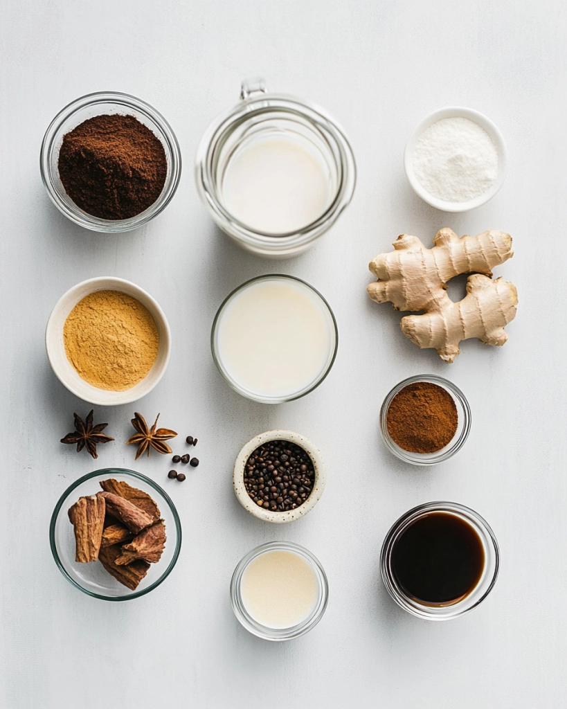 Gingerbread Latte Recipe ingredients