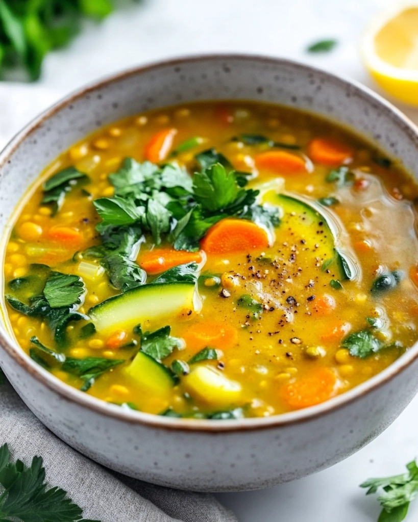 Lentil Vegetable Soup Recipe