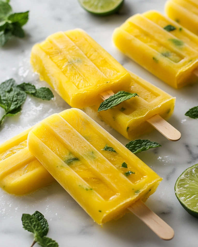 Mint Popsicles Recipe