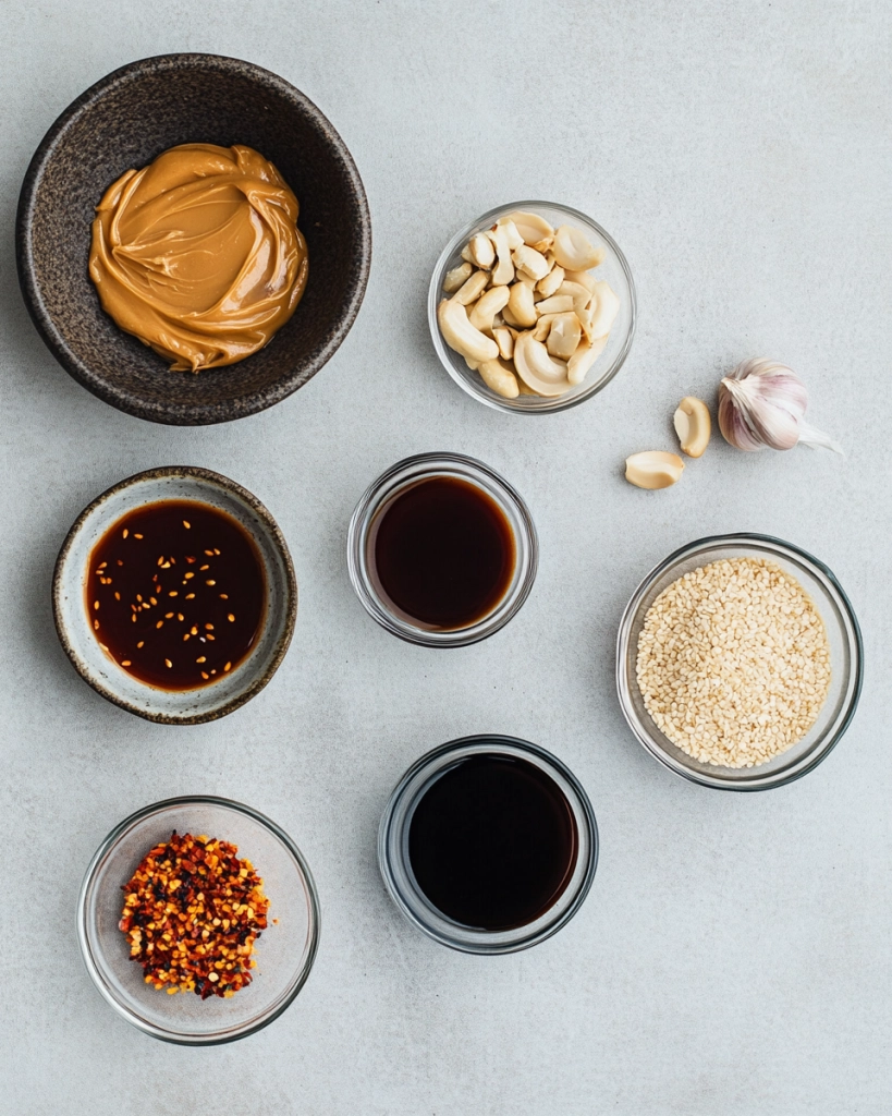 Peanut Butter Sauce Recipe ingredients
