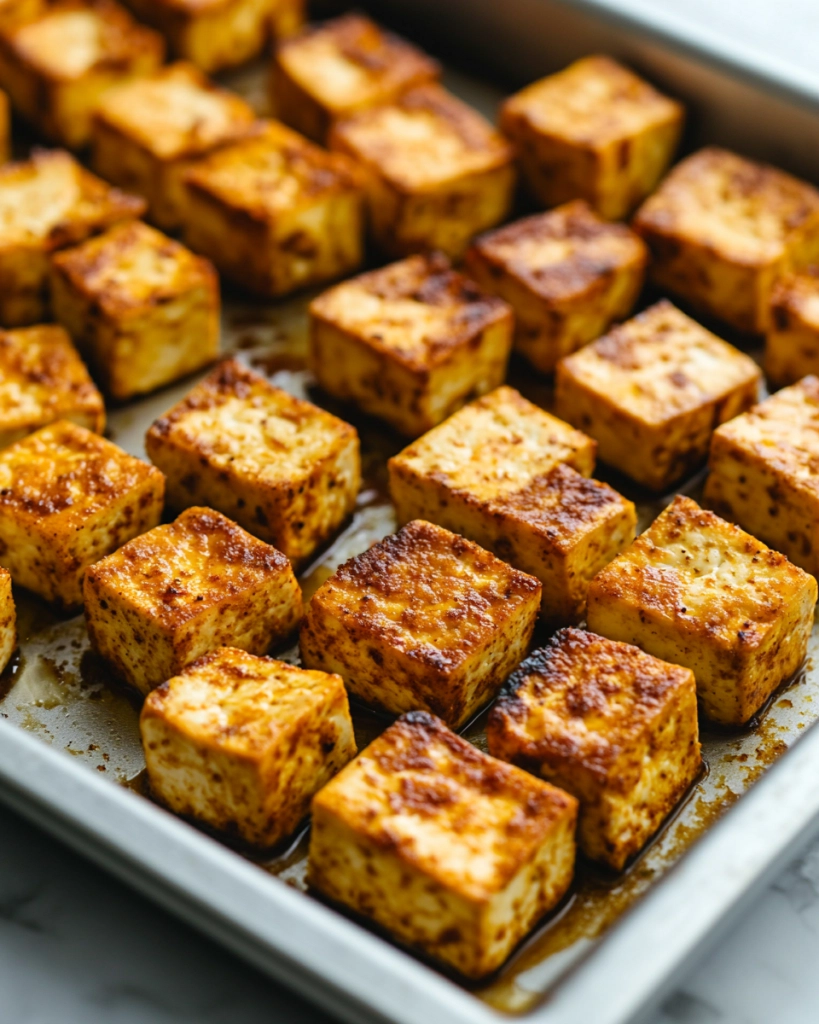 Spicy Roasted Tofu