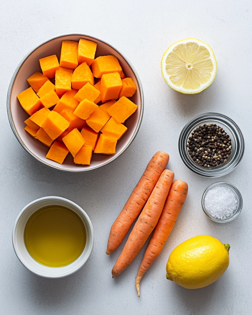 Sweet Potato Carrot Soup Ingredients