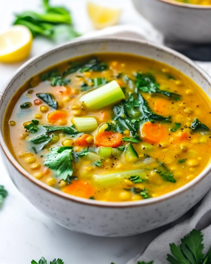 Turmeric Lentil Vegetable Soup