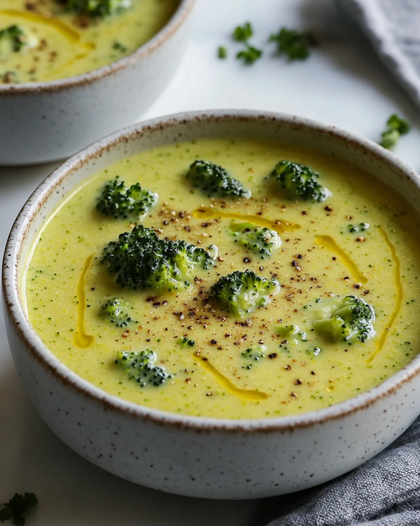 Vegan Broccoli Cheddar Soup