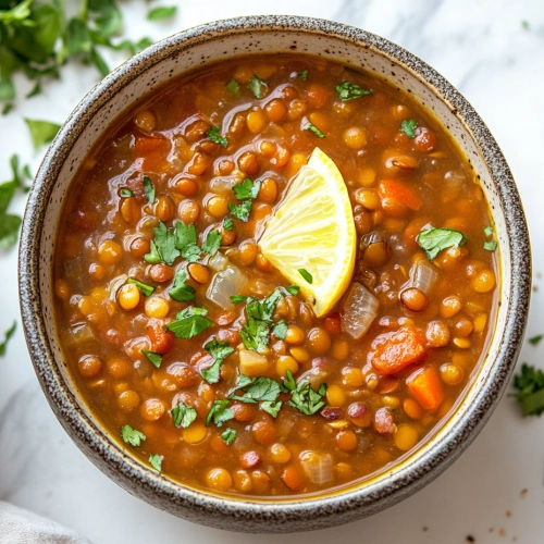 Vegan Lentil Soup Recipe