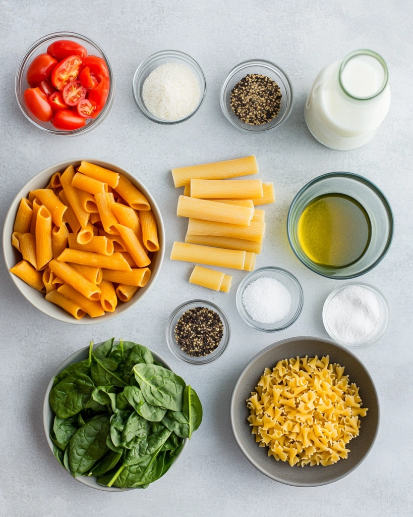 Vegan Pasta Bake Recipe ingredients