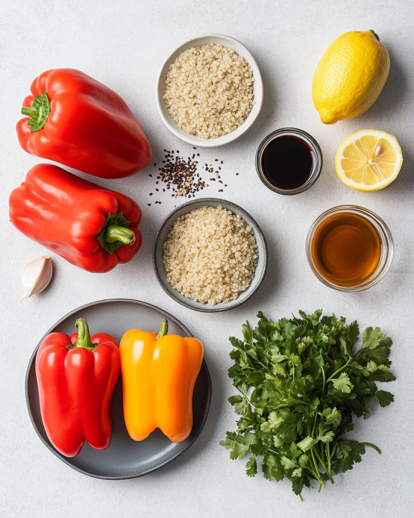 Vegan Stuffed Peppers Recipe Ingredients