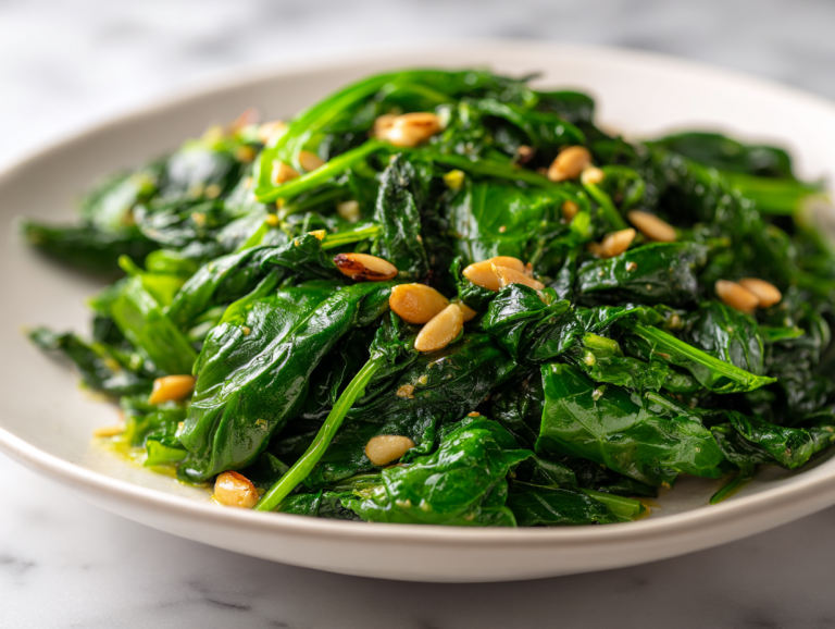 Sautéed Wild Spring Greens