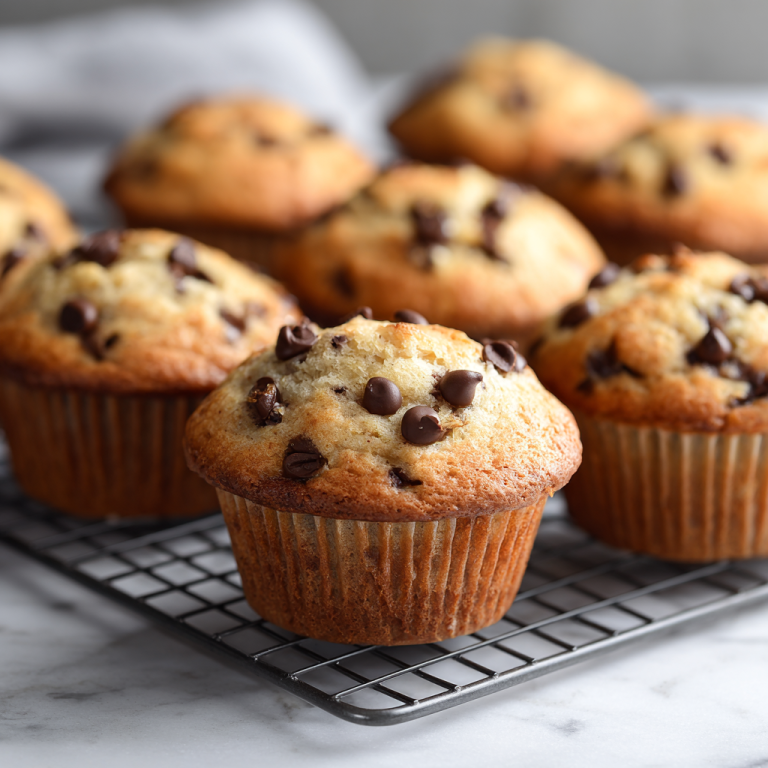 Banana and Chocolate Chip Muffins Recipe