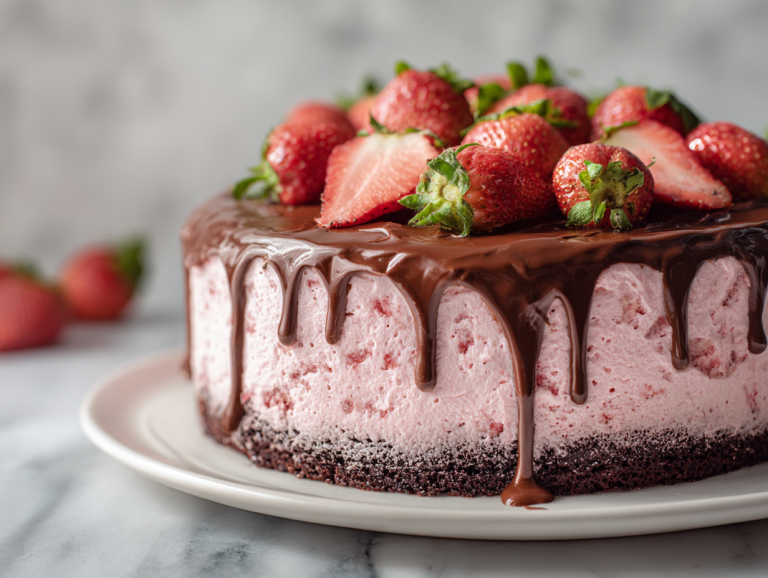 Chocolate Strawberry Cake Recipe