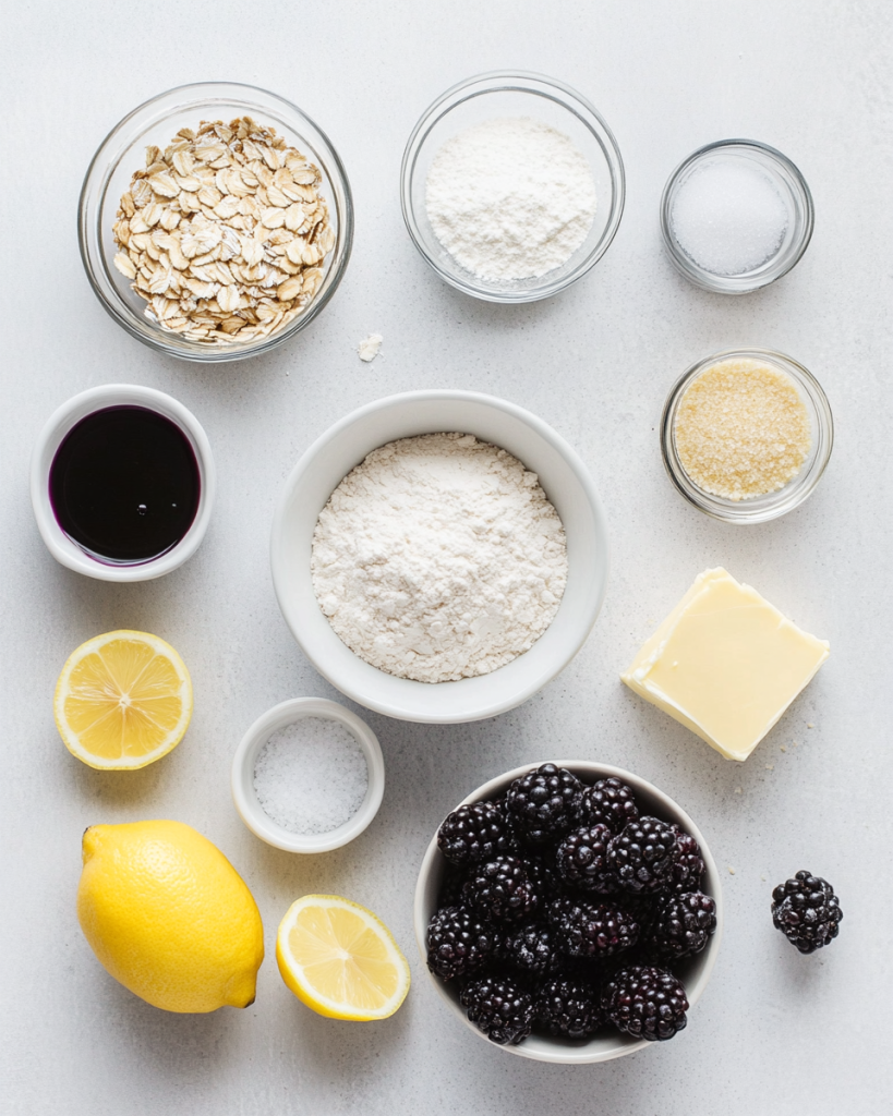Mulberry Crisp Recipe Ingredients