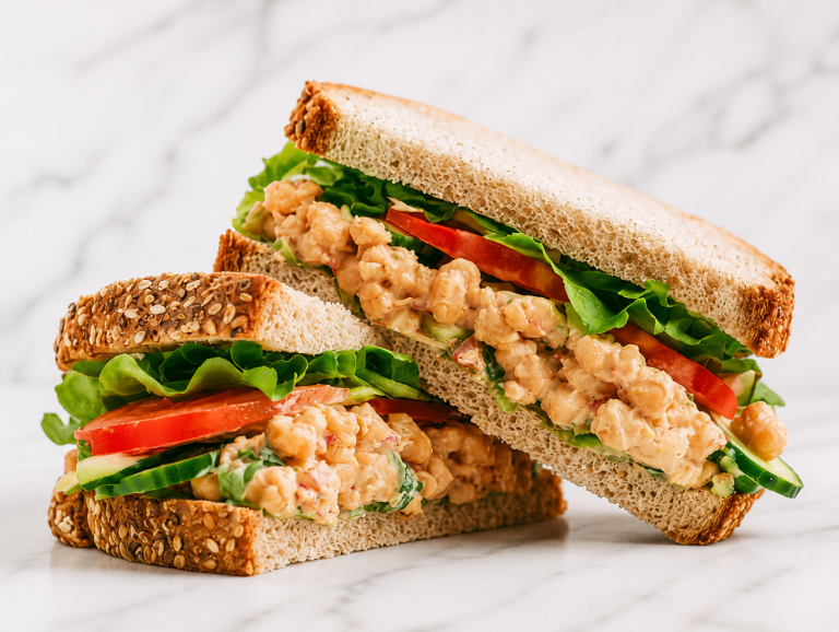 Chickpea Salad Sandwiches Recipe