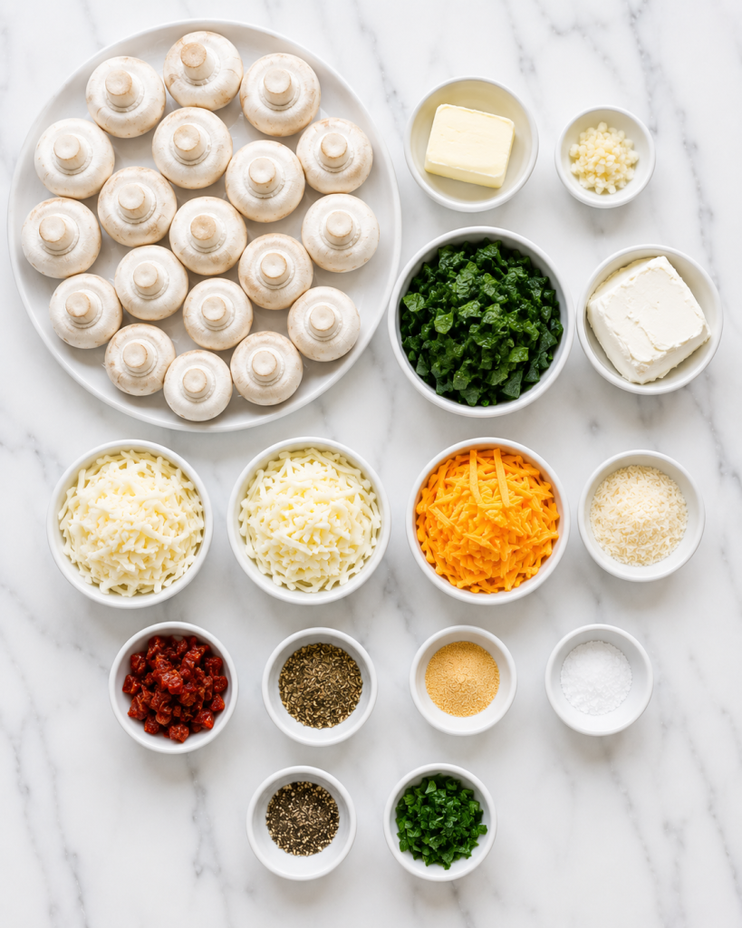 Keto Stuffed Mushrooms Recipe