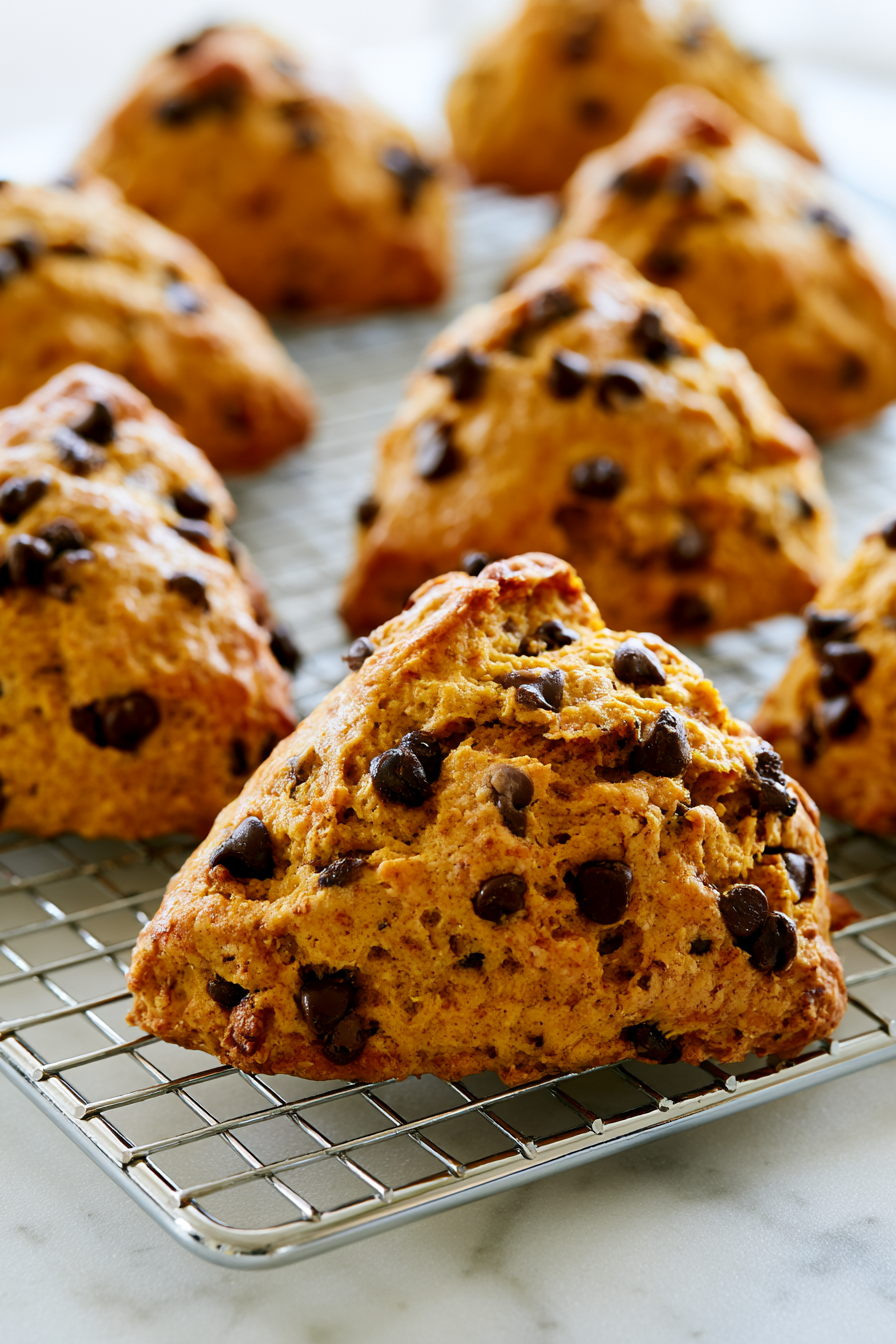 Pumpkin Chocolate Chip Scones Recipe
