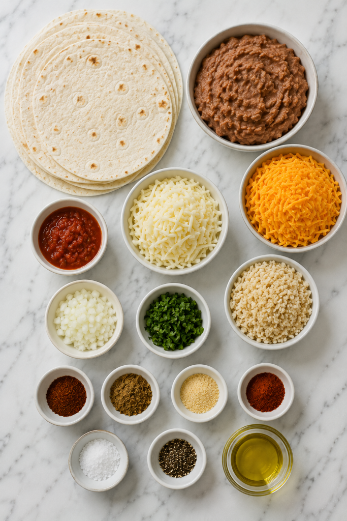 Ingredients Bean Burrito Recipe
