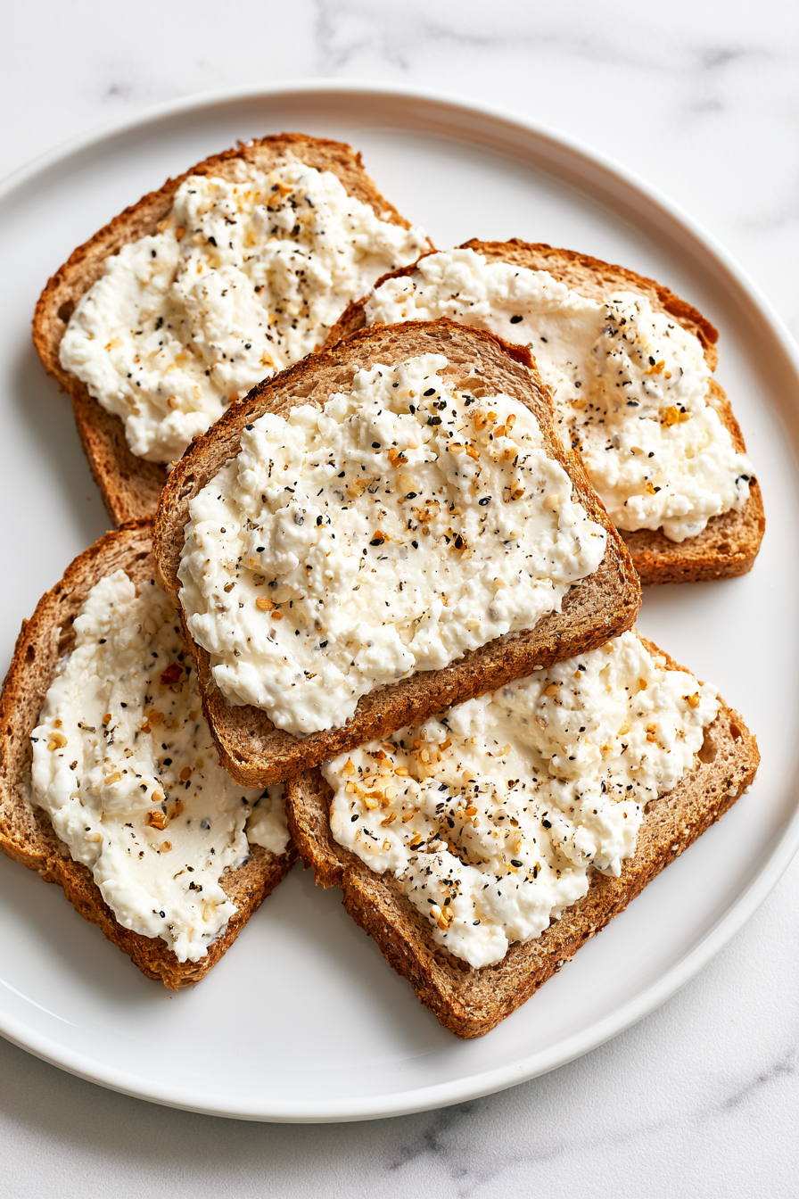 Cottage Cheese Toast Recipe