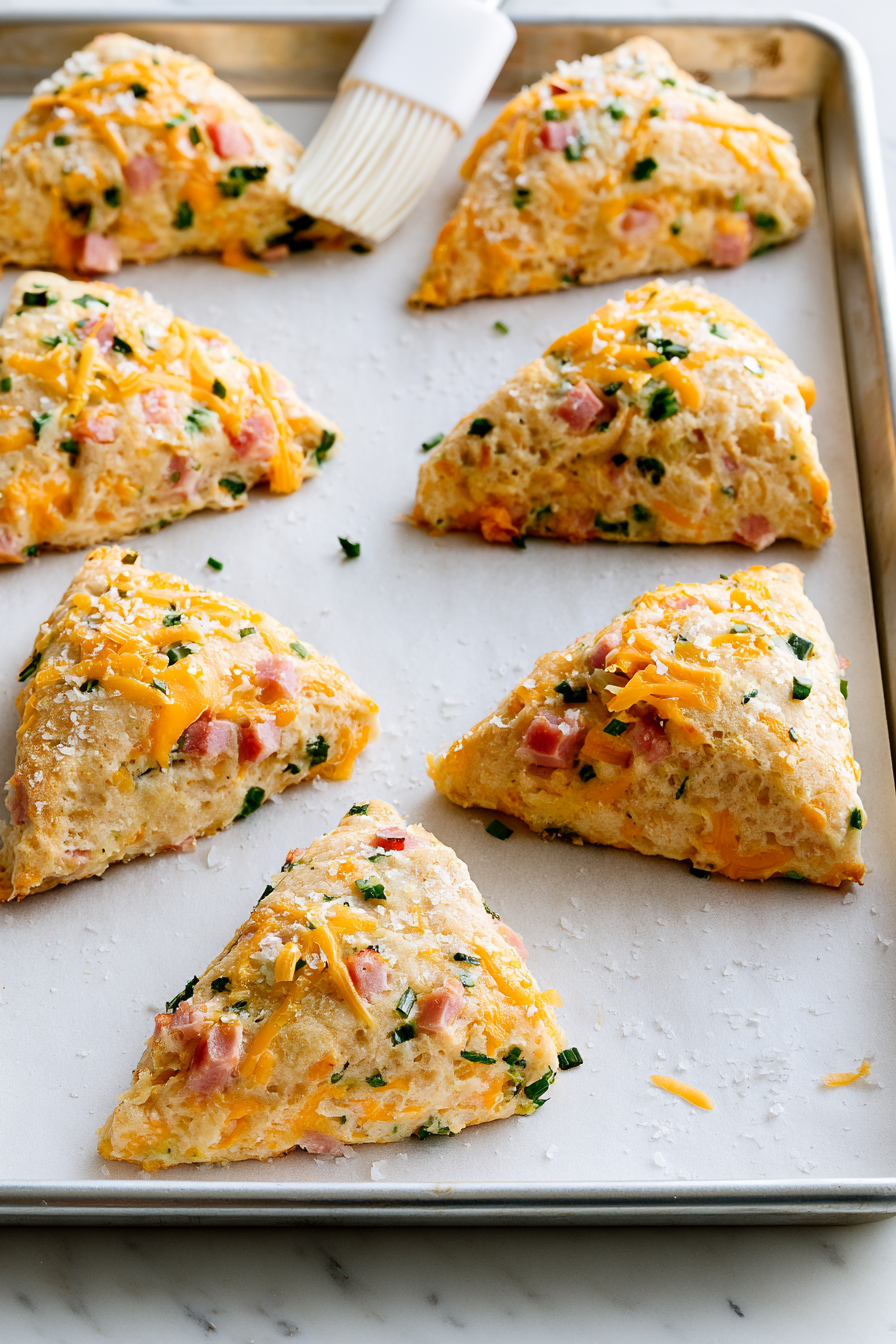 Ham and Cheese Savory Scones Recipe
