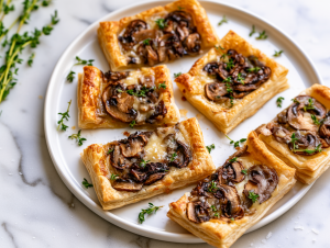 Puff Pastry Mushroom Tart Recipe