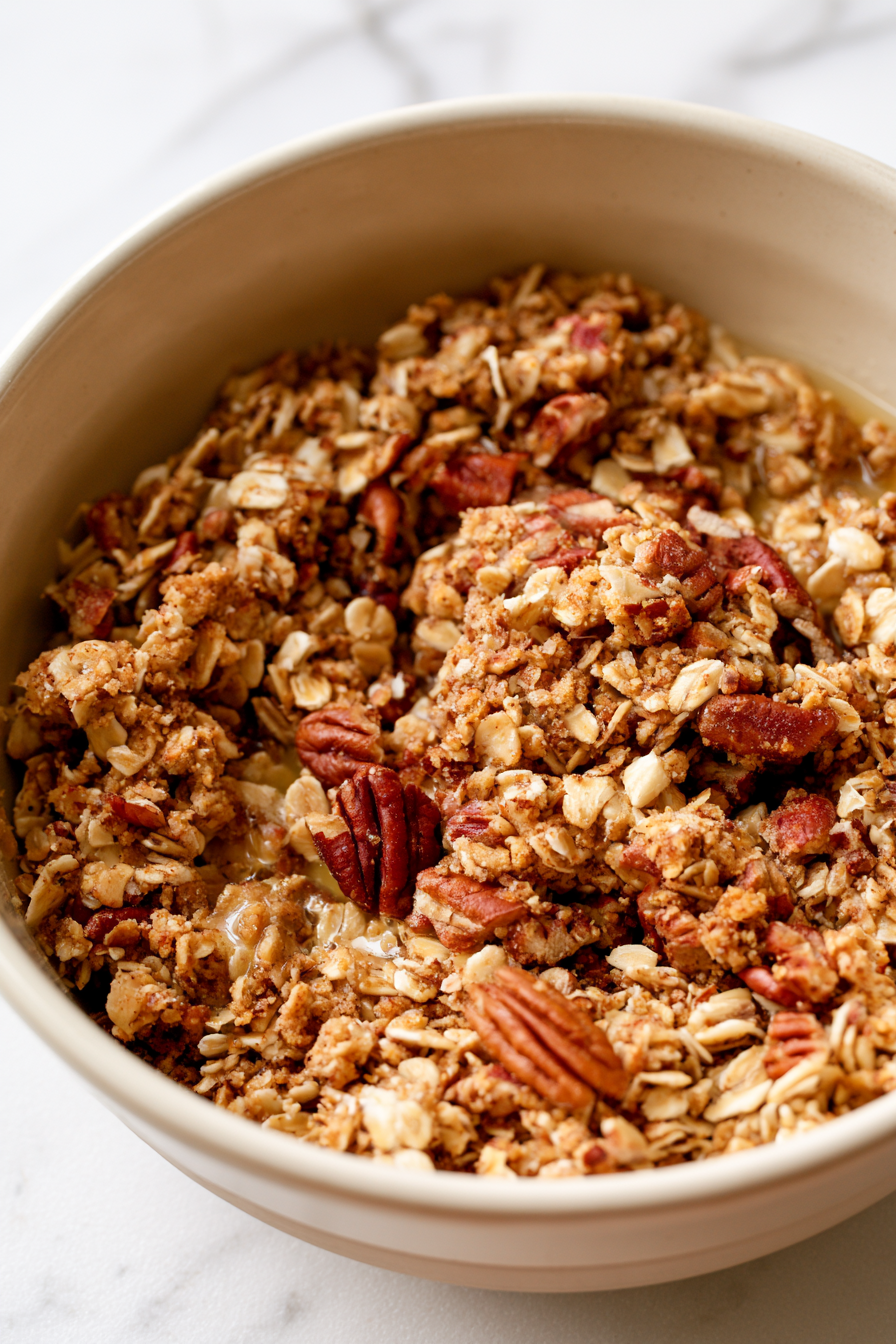 Pumpkin Pie Crisp with Cinnamon Streusel Recipe