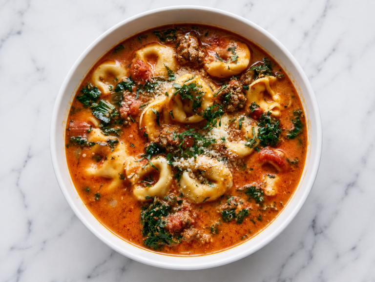 Slow Cooker Tortellini Soup Recipe