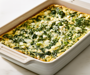 Spinach Egg Bake Recipe