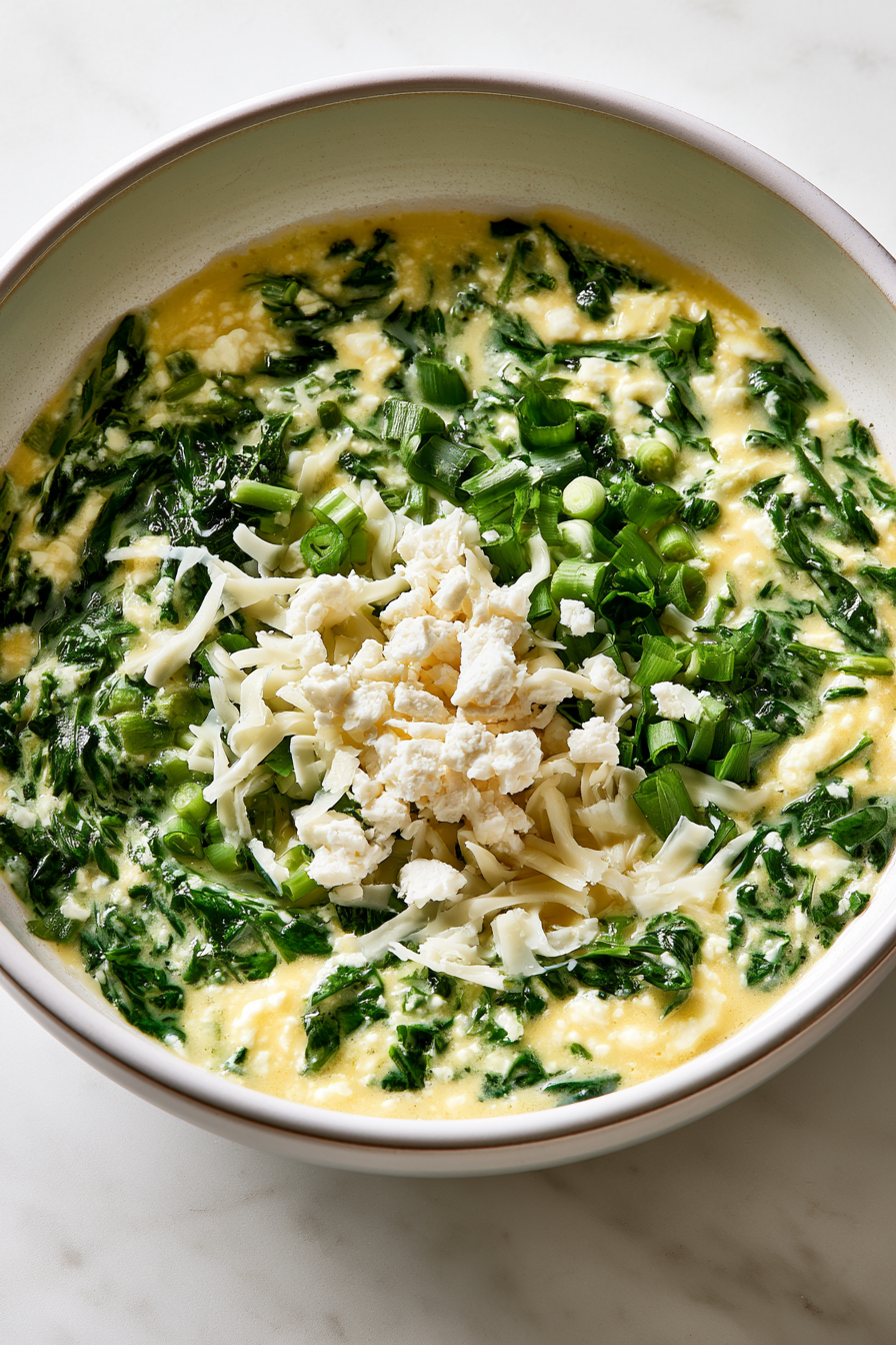 Spinach Egg Bake Recipe