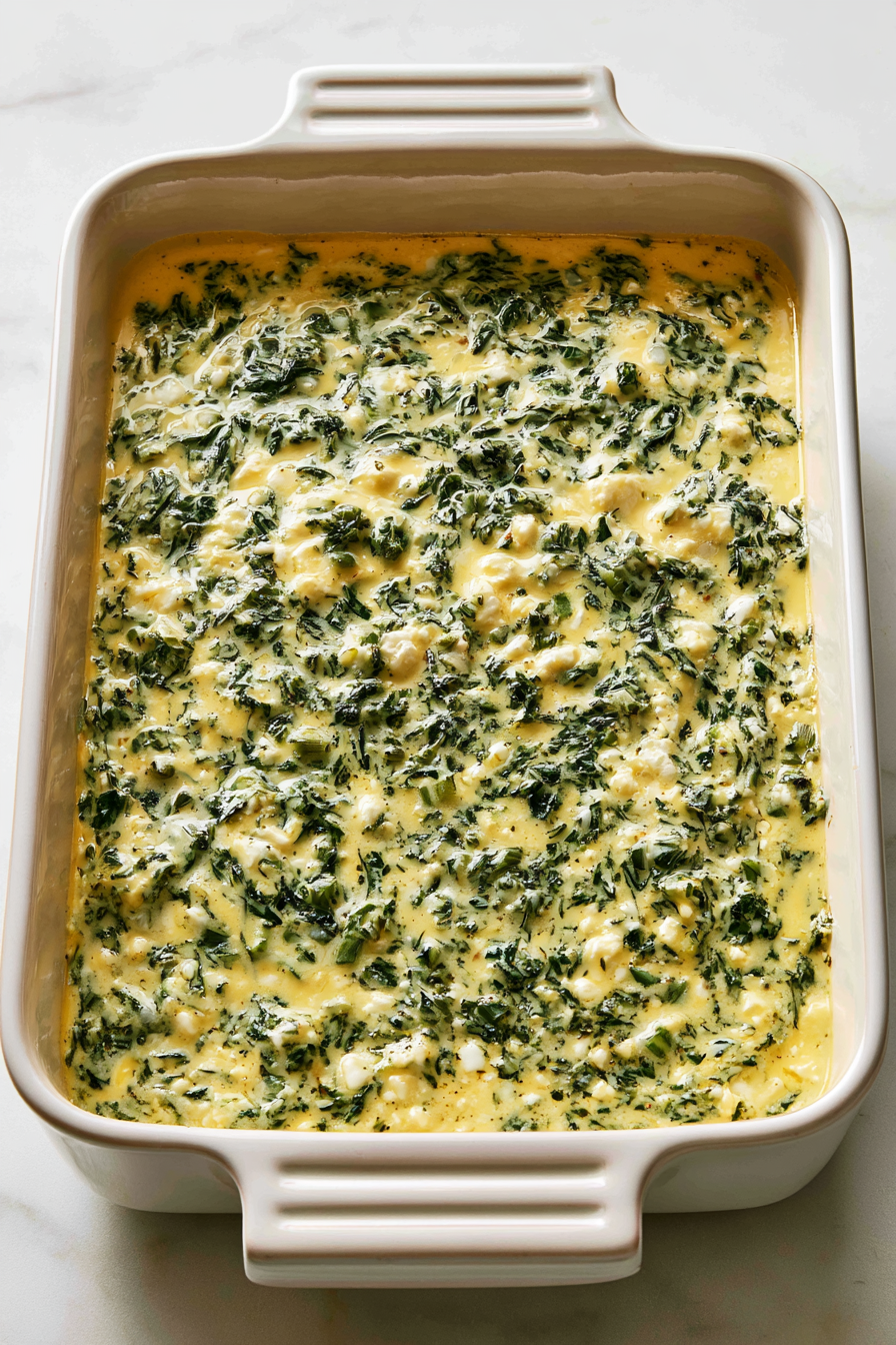 Spinach Egg Bake Recipe