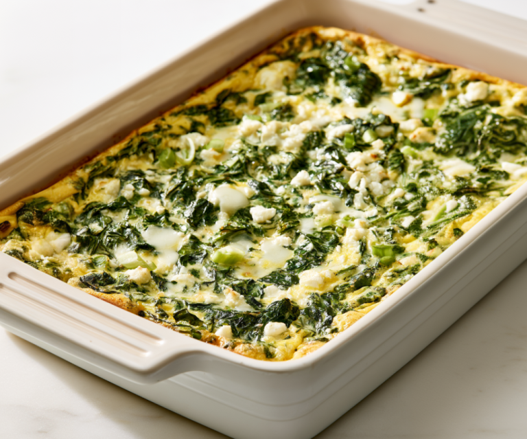 Spinach Egg Bake Recipe