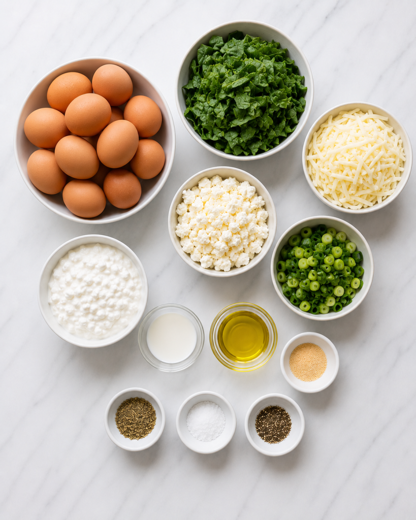 Spinach Egg Bake Recipe