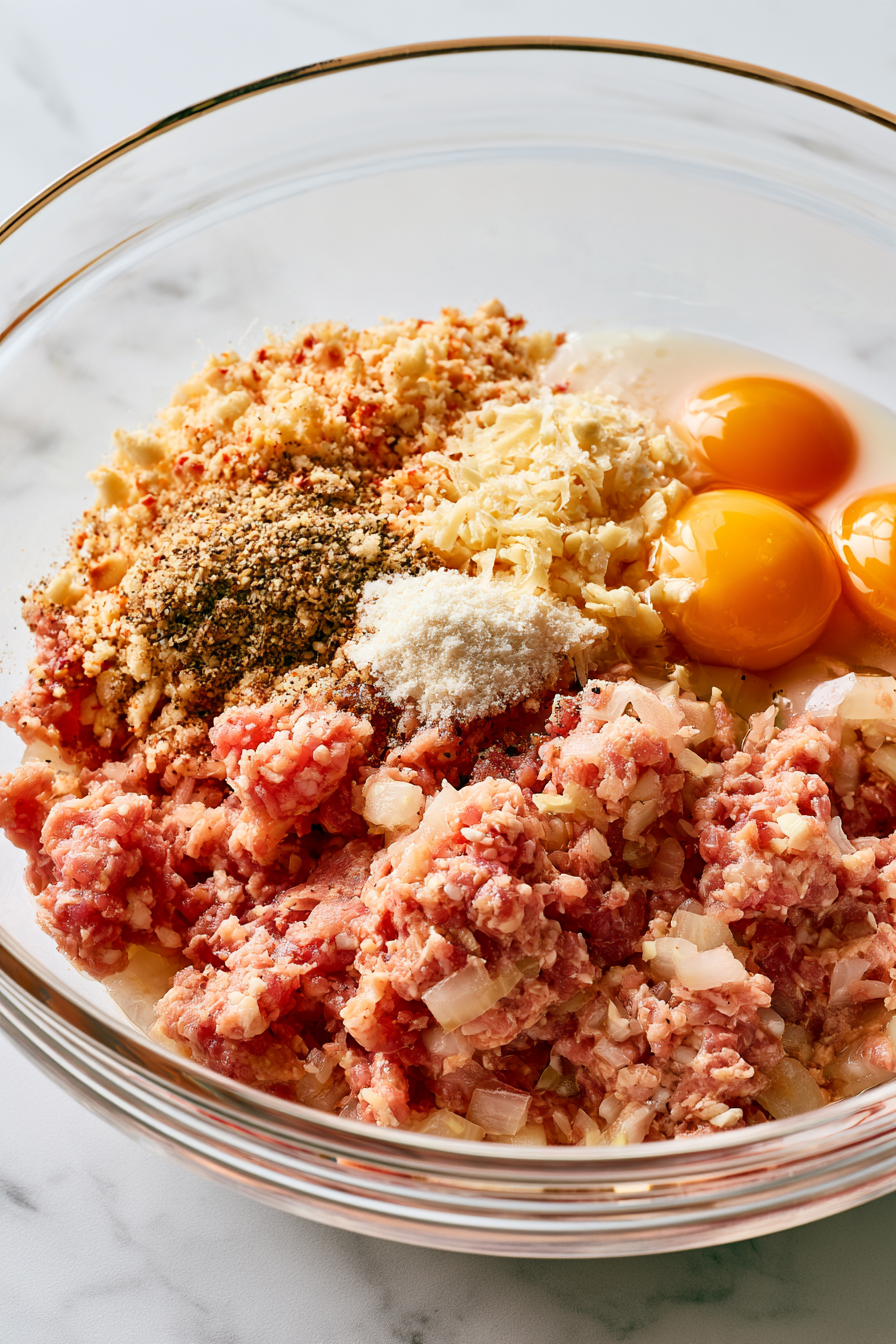 Garlic Parmesan Chicken Meatloaf Recipe