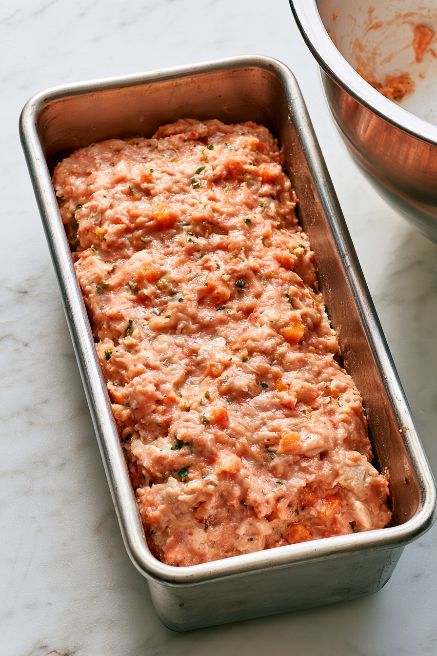 Garlic Parmesan Chicken Meatloaf Recipe