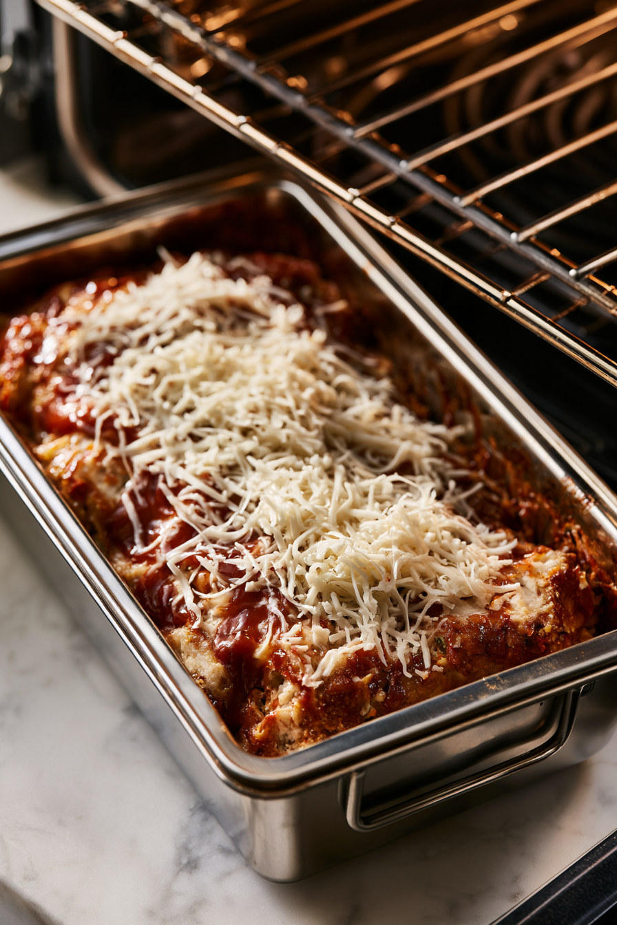 Garlic Parmesan Chicken Meatloaf Recipe