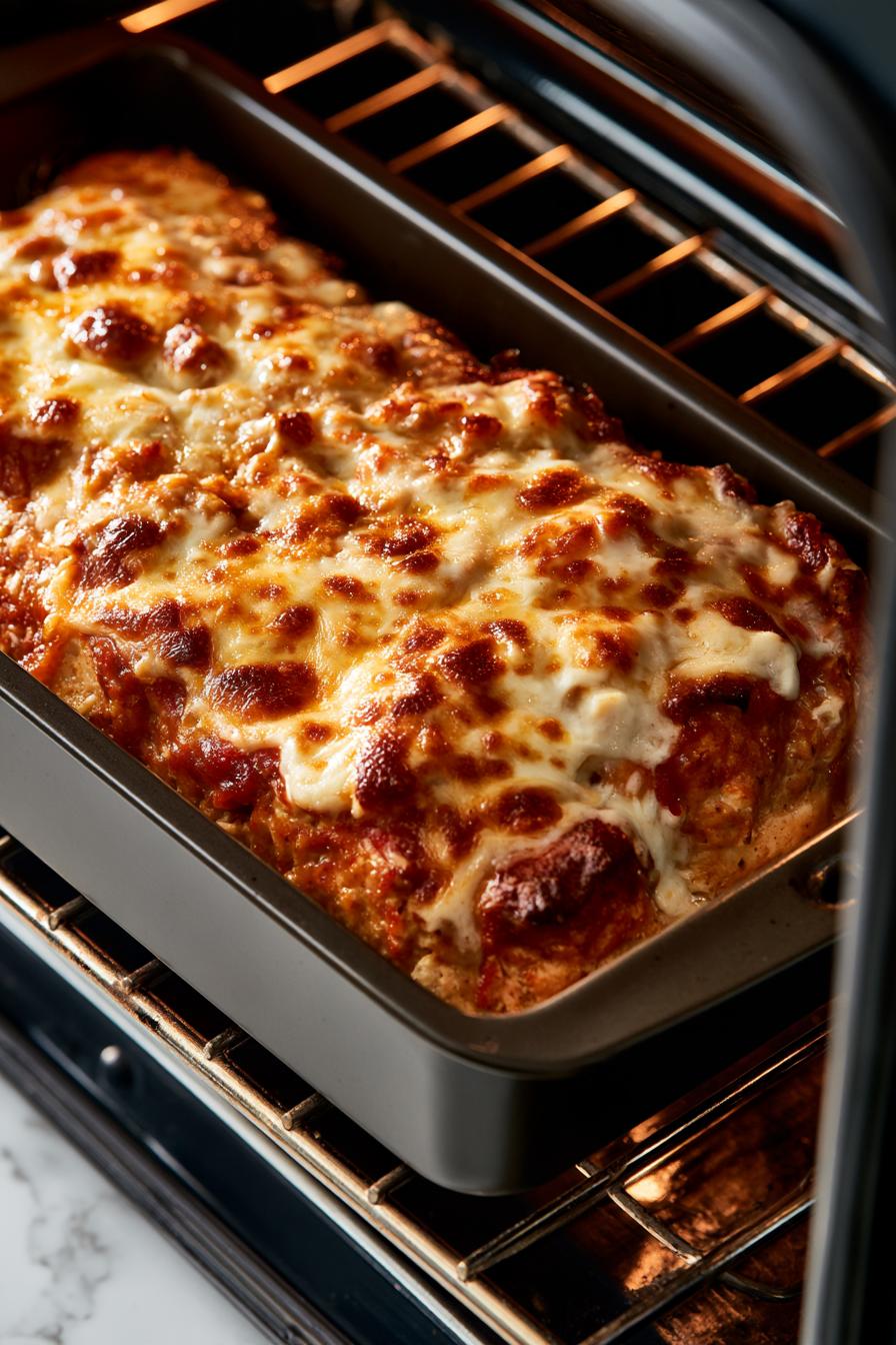 Garlic Parmesan Chicken Meatloaf Recipe