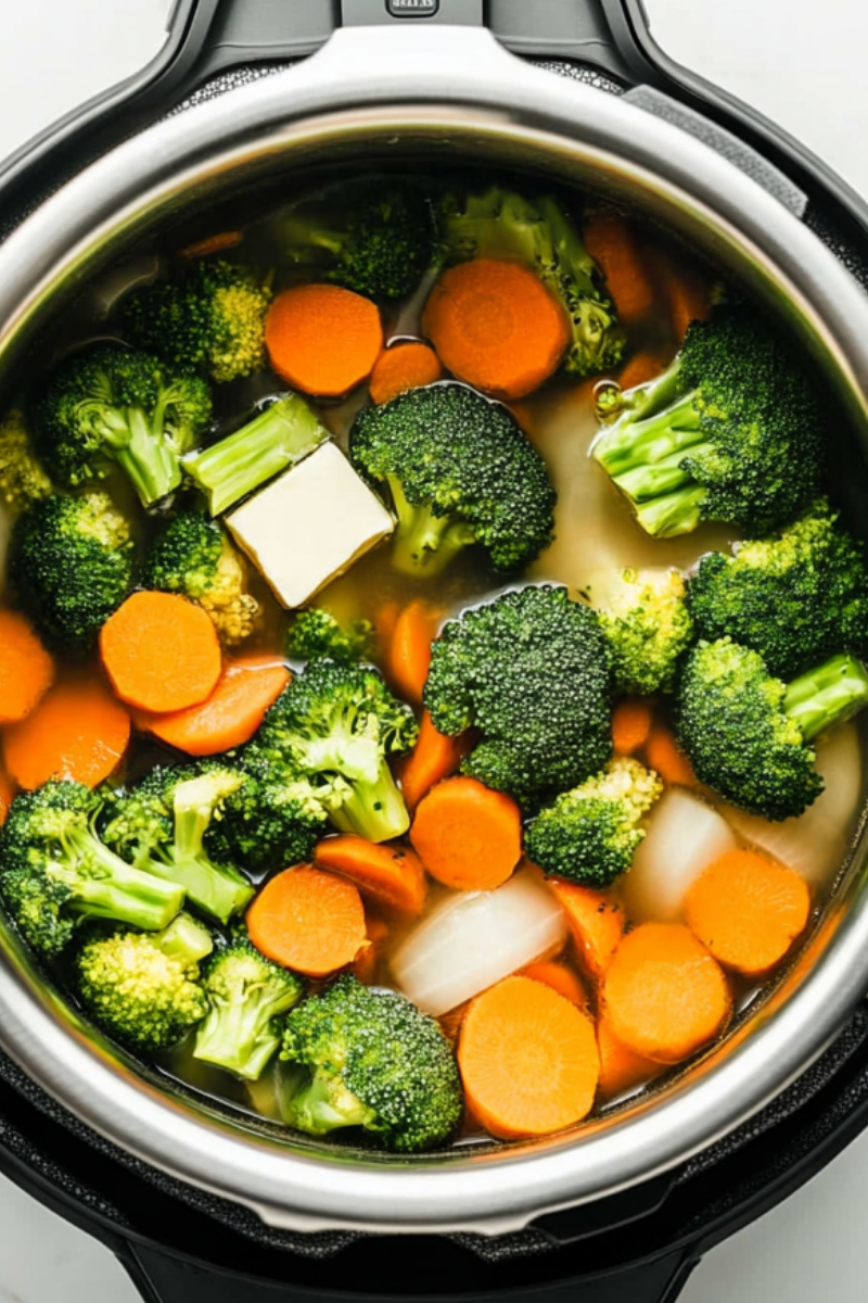 Instant Pot Broccoli Cheddar Soup Recipe