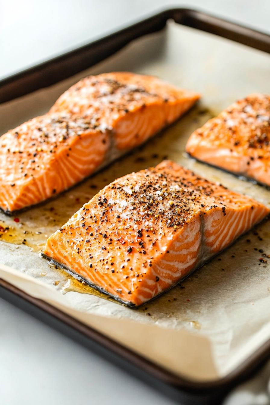 Lemon Garlic Salmon Pasta Recipe
