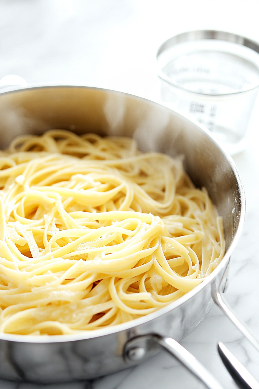 Lemon Garlic Salmon Pasta Recipe