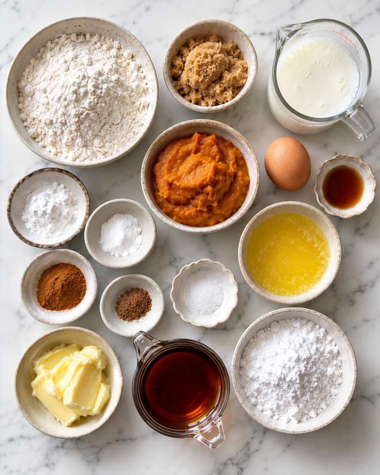 Luke’s Diners Pumpkin Pancakes Ingredients