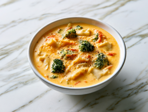 Broccoli Cheddar Lasagna Soup Recipe