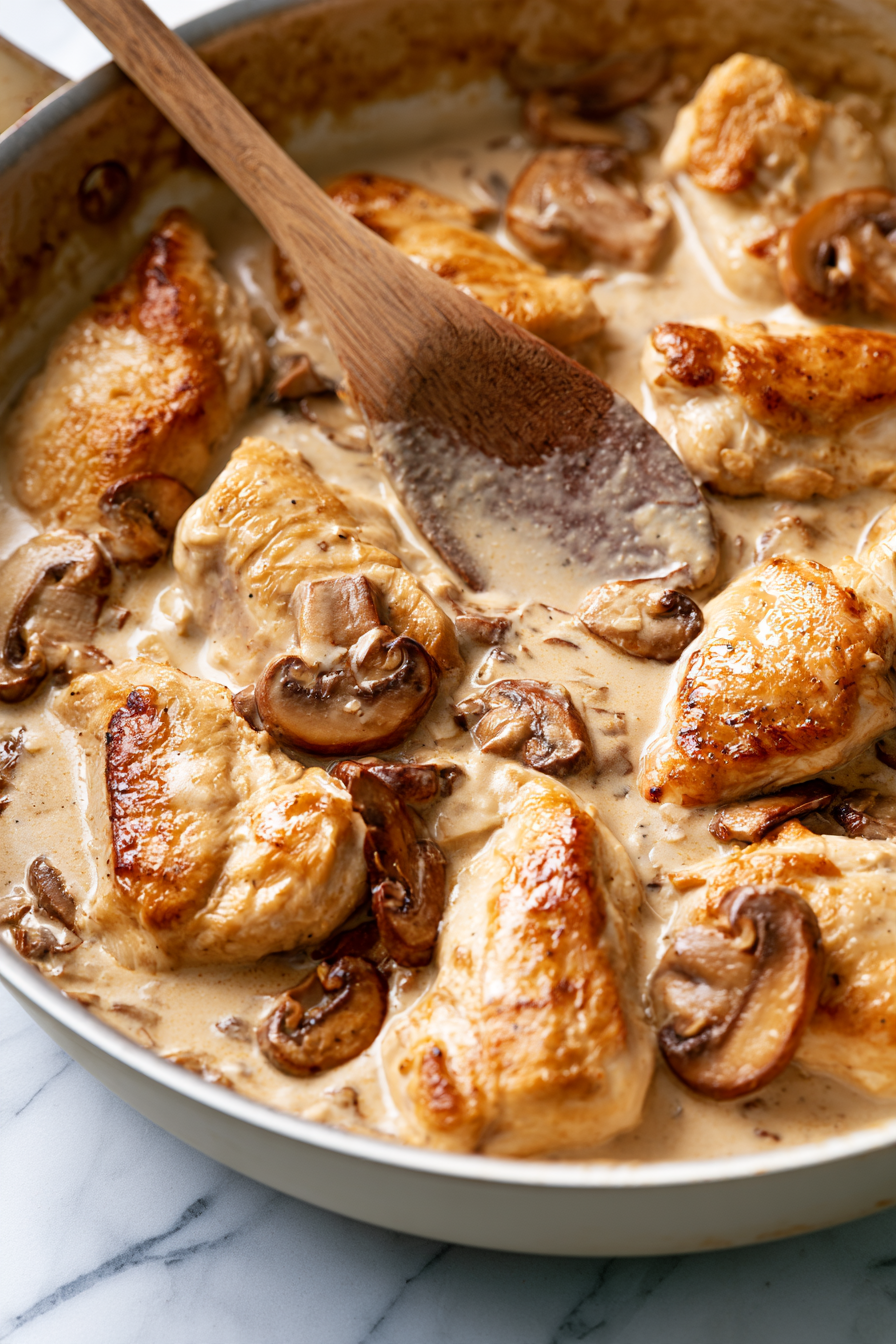 Chicken with Buttered Noodles Recipe