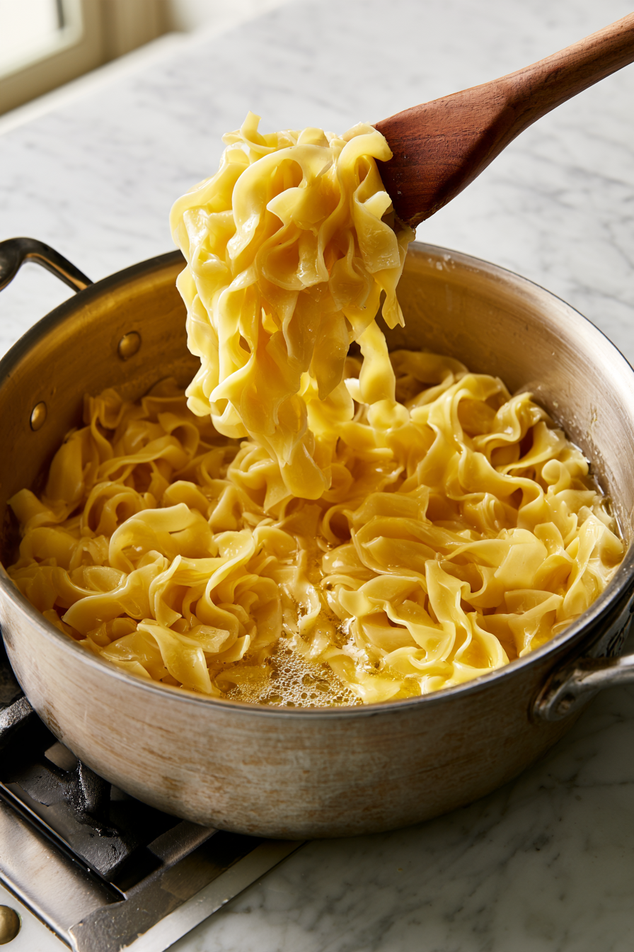Chicken with Buttered Noodles Recipe