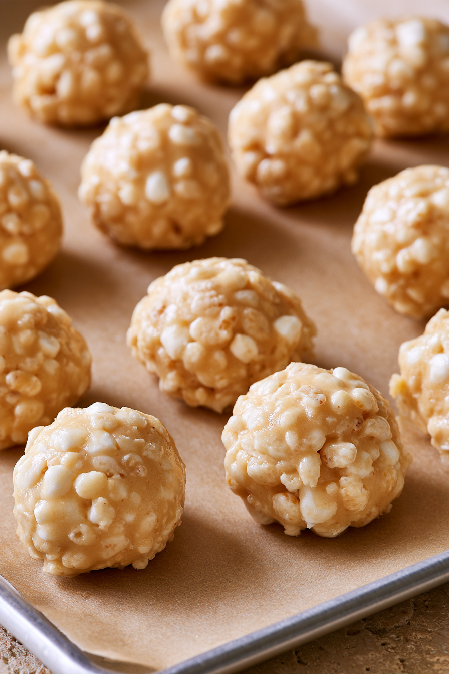 Marshmallow Crispy Cookies Recipe