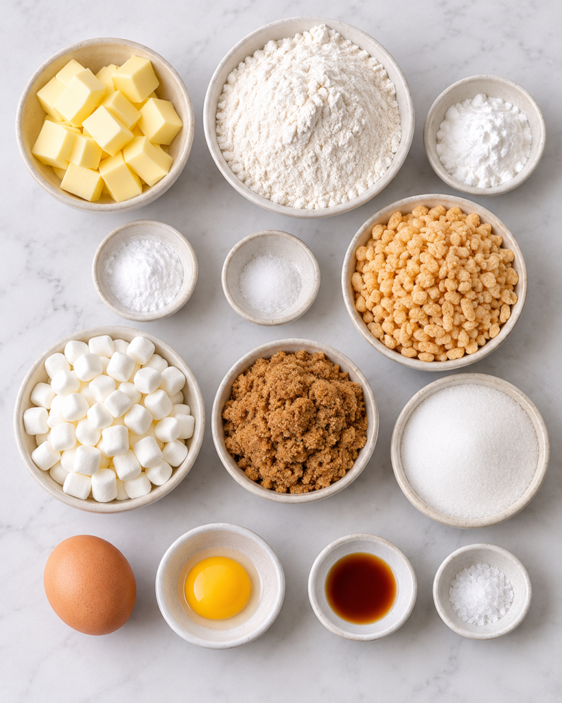 Marshmallow Crispy Cookies Recipe