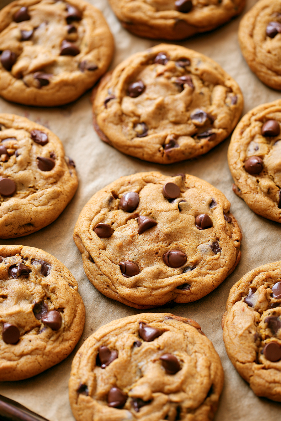 Pumpkin Chocolate Chip Cookies with Brown Butter Recipe