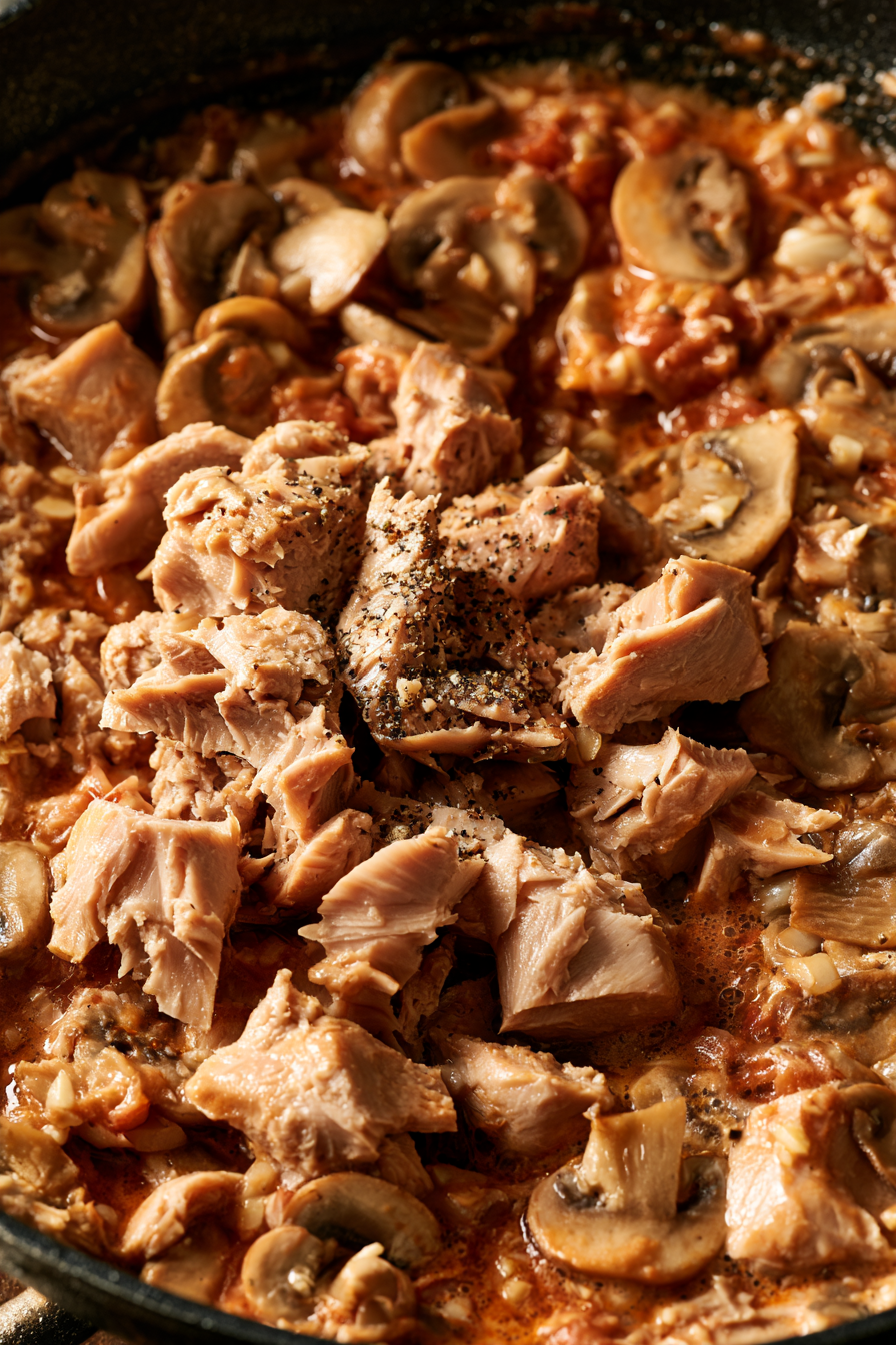 Tuna Mushroom Pasta Recipe
