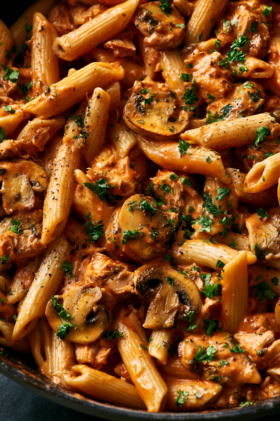 Tuna Mushroom Pasta Recipe