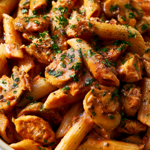 Tuna Mushroom Pasta Recipe